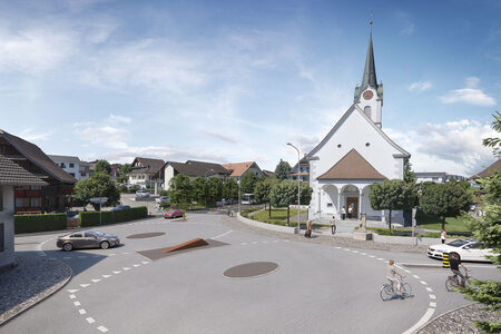 Doppelkreisel und Sanierung/Ausbau Sinserstrasse