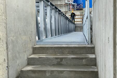 Brücke Kieswaschanlage Werkareal Hubschmid AG